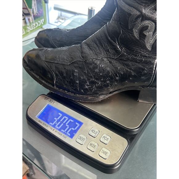 Vintage Justin EXOTIC LEATHER WESTERN COWBOY Boot Men’s Size 9.5EE MADE IN USA